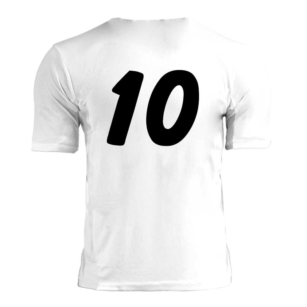 Camiseta blanca trasero